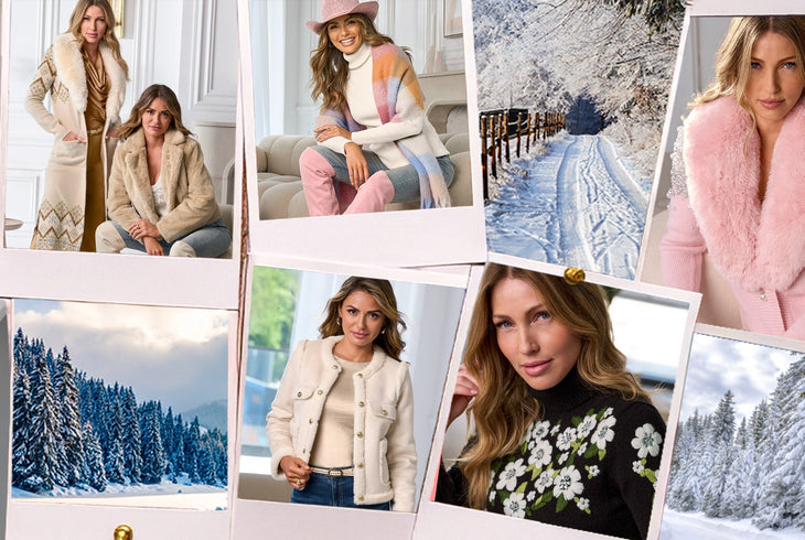 Collage of our 2025 winter trends.
